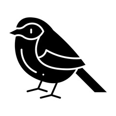 Finch glyph icon