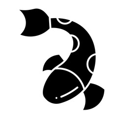 Koi glyph icon