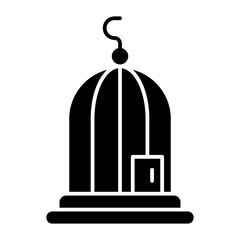 Bird Cage glyph icon
