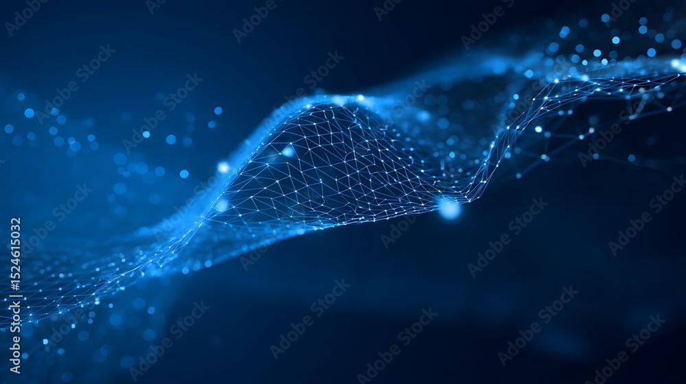 Poster abstract network data flow visualization