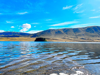 Scenic View of Camping Site at Canterbury area, New Zealand 2023 Feb.19