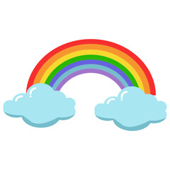 rainbow and clouds, season