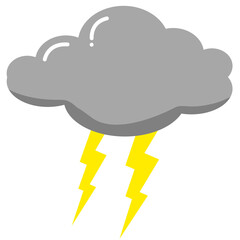 cloud with lightning ,thunder 