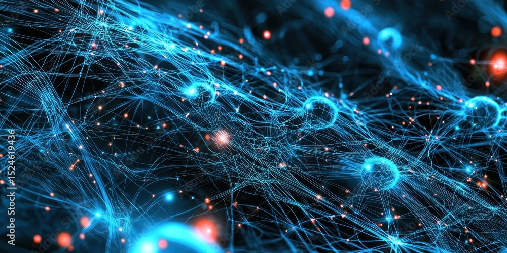 Wall mural cybernetic neural networks