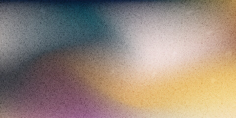 Amazing Blue Green Blur Gradient With Grainy Noise Texture. Abstract Turquoise Mesh and Dynamic Flow Background