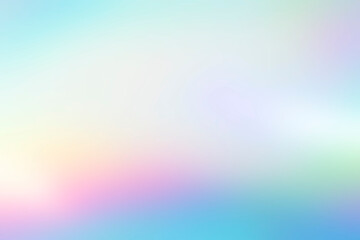 무지개색의 그라데이션 안개 배경