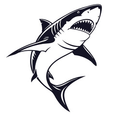 Naklejka premium shark vector illustration