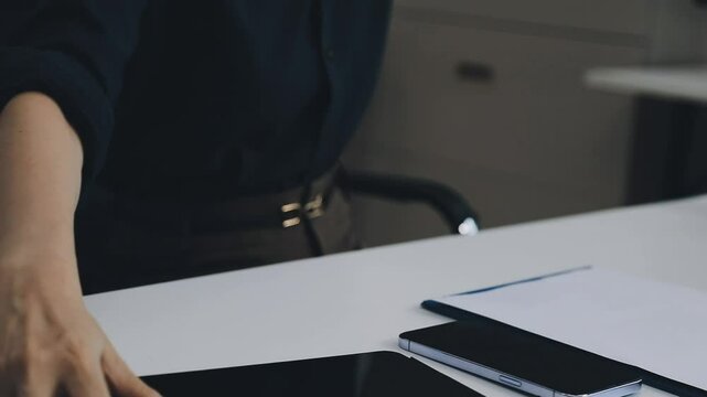 Two asian team working development of programming and encryption technology website design programmers on desk in office