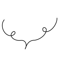 シンプルな手描きの線の吹き出し