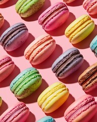 A Colorful Array of Delicious Macarons