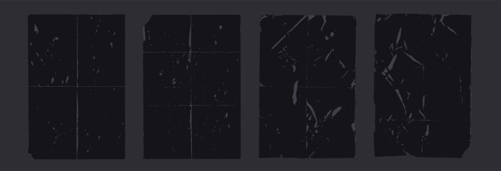 Torn paper backgrounds, textures. Old papers with rough edges. Frames, covers. Damaged effect paper. 