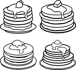 set of cake icons