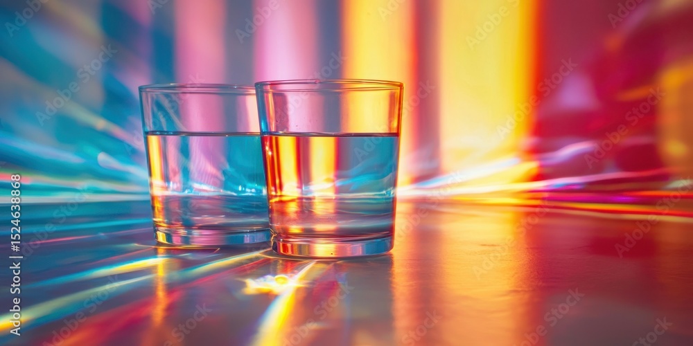 Poster light refraction experiments