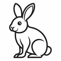 vector illustration of a bunny