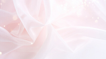 Obraz premium ピンクの綺麗な布の背景素材テクスチャ