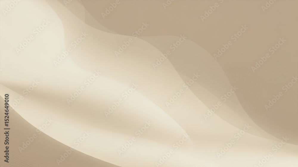 Aufkleber beige desert sand dunes abstract background with smooth texture waves lines gradients in neutral col