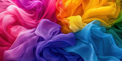 Whirlwind of Colors and Textures