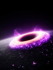 Naklejka premium Cosmic vortex in space