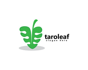 creative taro leaf logo taro leaf green logo design inspiration
