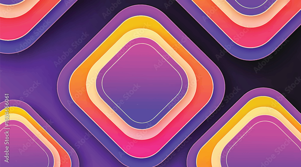 Poster abstract background with colorful lines