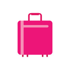 Beautiful luggage vector art illustration