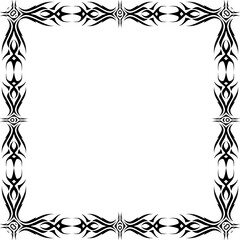 Tribal art text divider