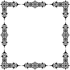 Tribal art text divider