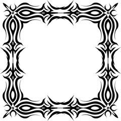 Tribal art text divider