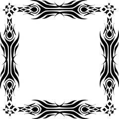 Tribal art text divider