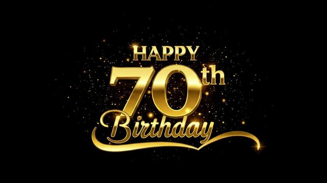 70th Birthday Celebration Art