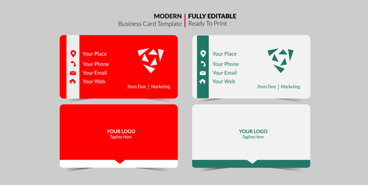 Luxury Business card visiting card design Template