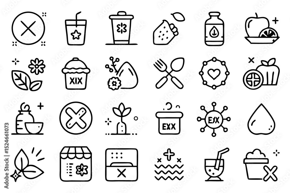 Poster editable detox and cleanse graphic design element isolated on transparent background