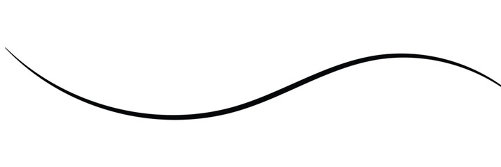 Swoosh, swash underline stroke set. Abstract wavy thin line. Squiggle elements. Vector illustration. EPS 20 . isolated on the white background. 