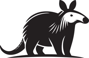 Obraz premium Aardvark vector illustration, aardvark vector illustration icon full body