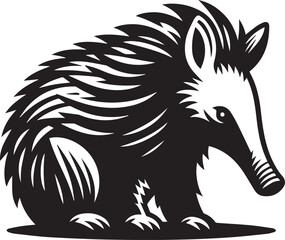 Obraz premium Aardvark vector illustration, aardvark vector illustration icon full body