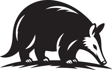 Obraz premium Aardvark vector illustration, aardvark vector illustration icon full body