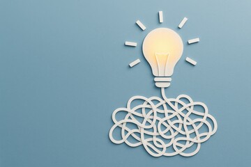 Bright idea emerging from complex problem solving