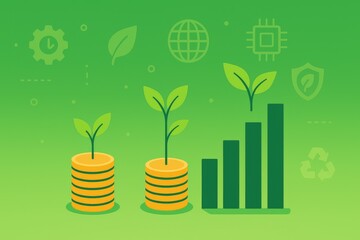 Growing green investments sustainable growth eco finance