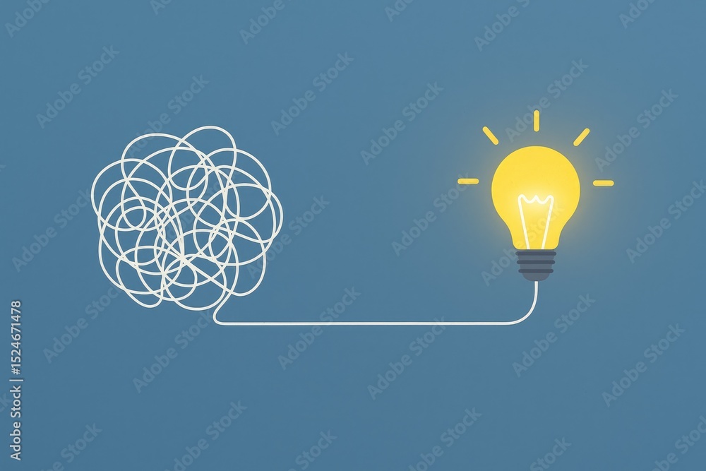 Poster solving problems finding solutions creative idea