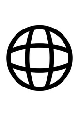 Global network symbol. website, internet, world wide web