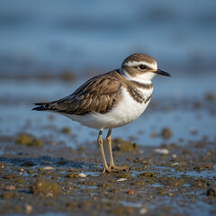 Ringed Plover (Charadrius hiaticula).