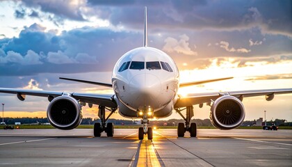 airplane in the airport