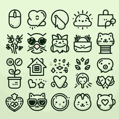 Everyday Essentials: Minimal Line Icon Set