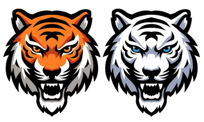 Tiger Mascot Head Logo Idea