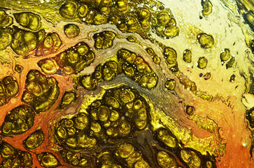 Abstract marbling floral pattern for fabric, tile design. background texture