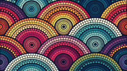 abstract background with circles