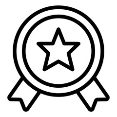 Circular Star Award Game Icon