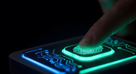 Secure Fingerprint Scanning Technology Enhancing Digital Security with Biometric Authentication and Advanced Encryption for Data Protection