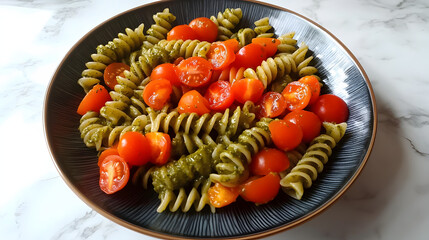 pasta, food, spaghetti, plate, meal, italian, cuisine, dinner, tomato, sauce, dish, healthy, basil, fresh, cheese, vegetable, white, lunch, carbonara, noodles, closeup, gourmet, fork, delicious, diet