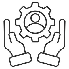 Talent Outline Icon Element For Design